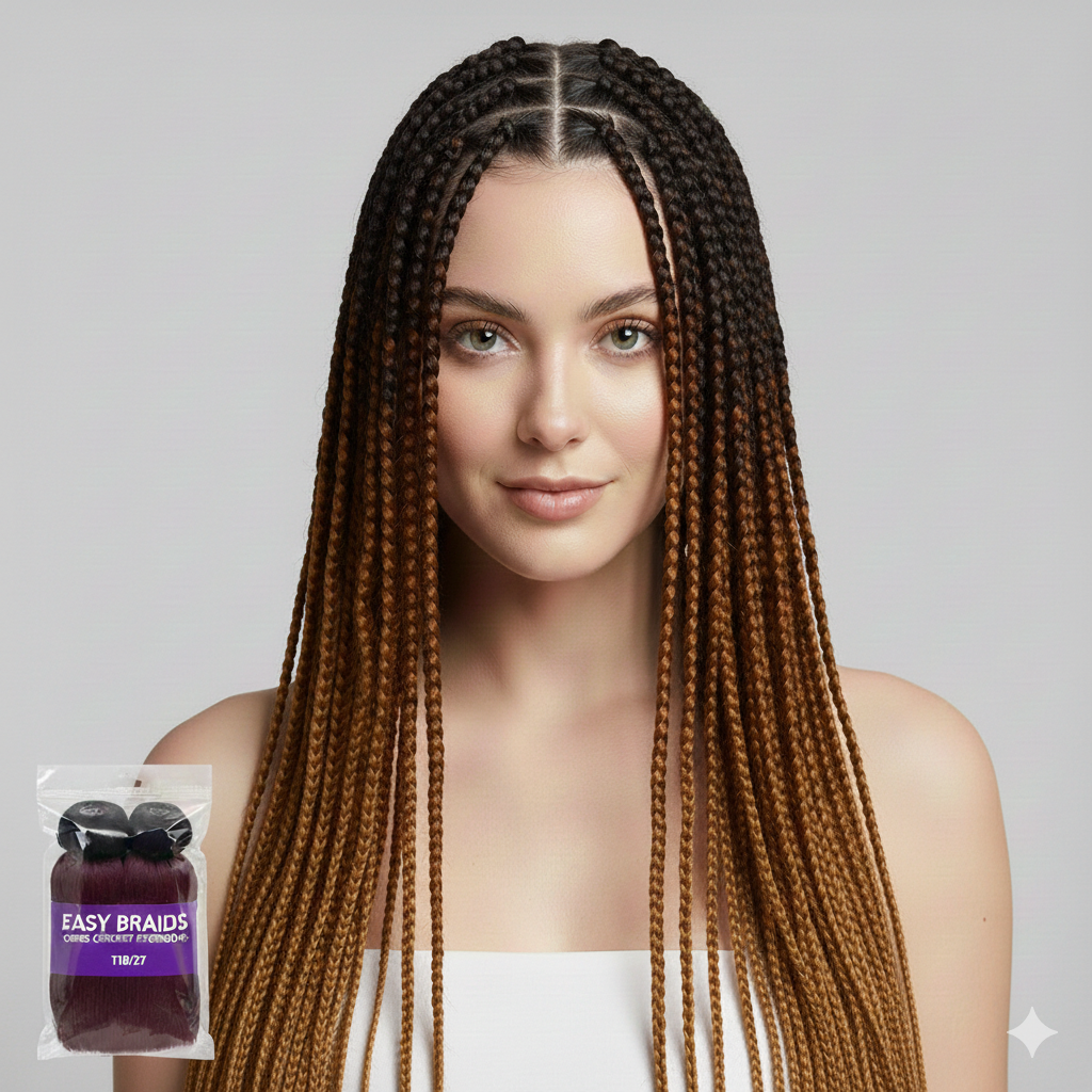 Ombre Braiding Hair – Easy Crochet Extensions