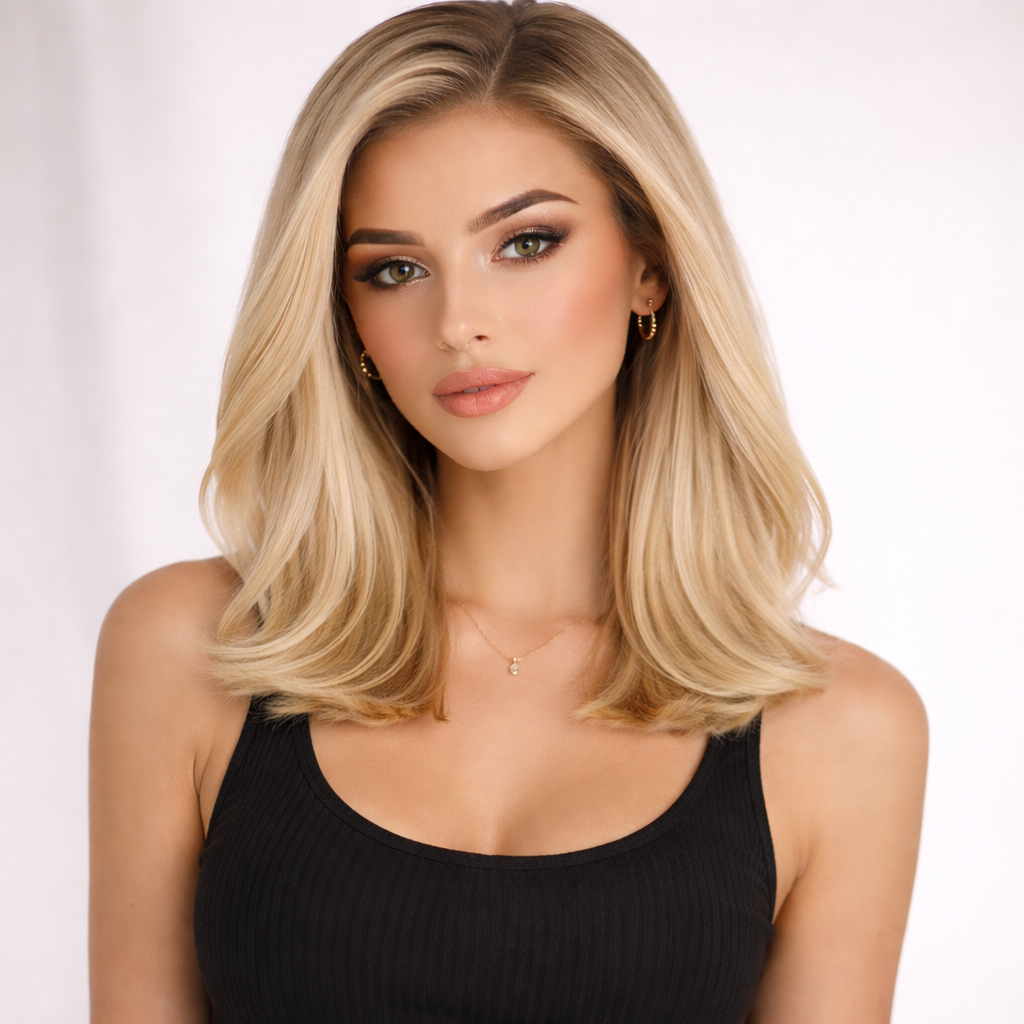 Lace Front Blonde Human Hair Wig