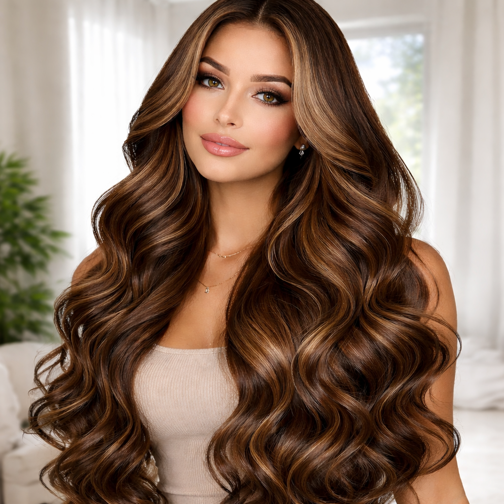 One-Piece Big Wave Curly Hair Extension – Summer Set
