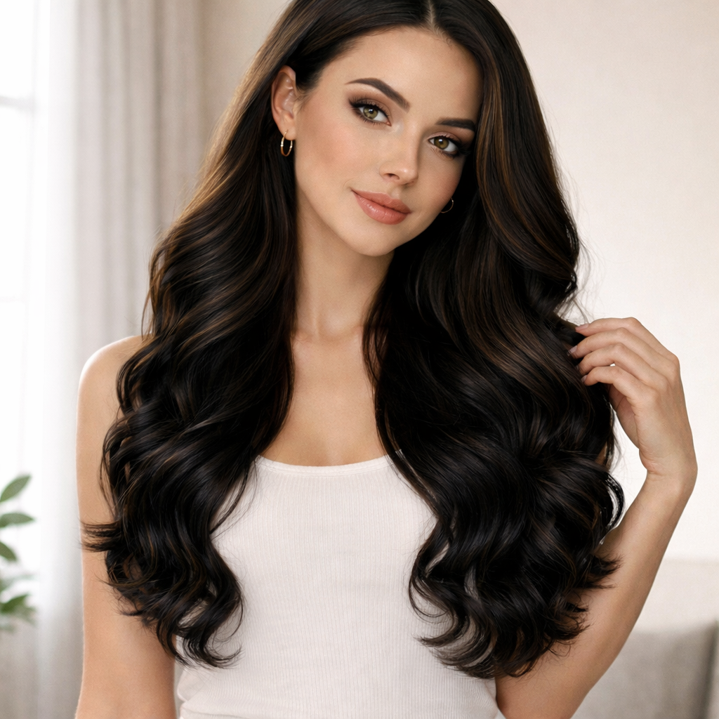 One-Piece Long Curly Clip-In Hair Extension