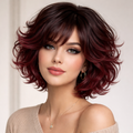 Short Curly Wig – Gradient Color Layers