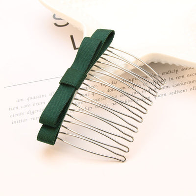 Decorative Bow Hair Clip Comb