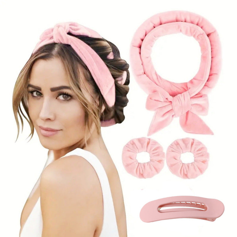 No-Heat Big Wave Sleep Hair Curlers