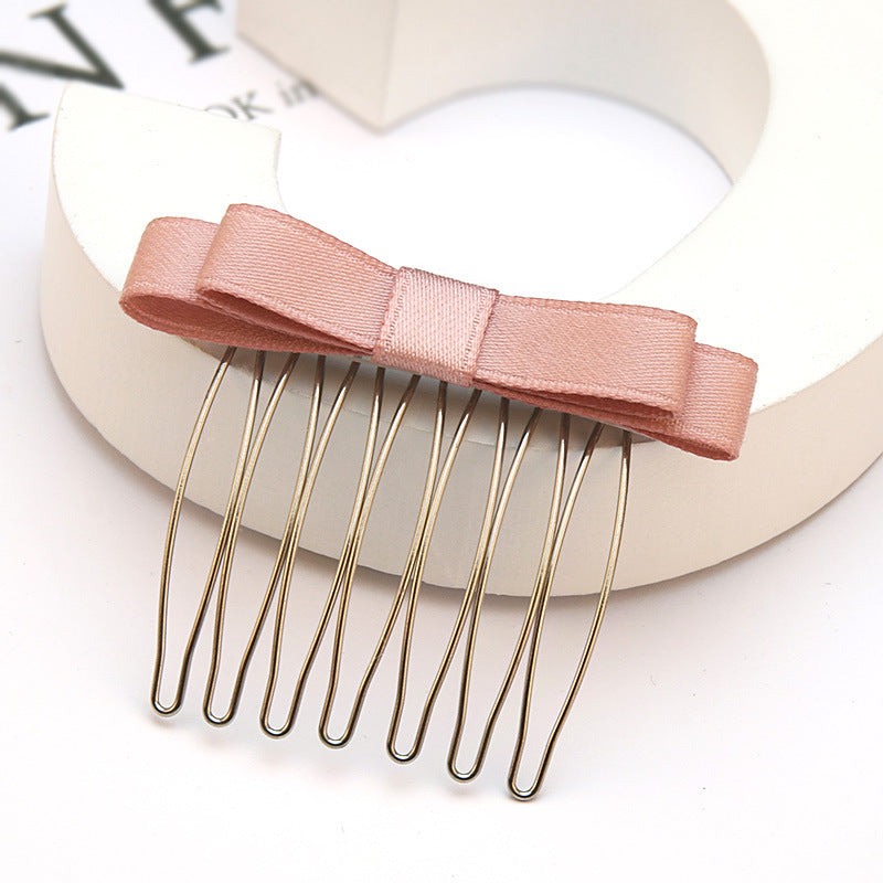 Decorative Bow Hair Clip Comb