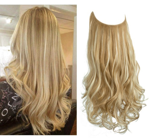 Long Curly Synthetic Wig – Matte Heat-Resistant Fiber