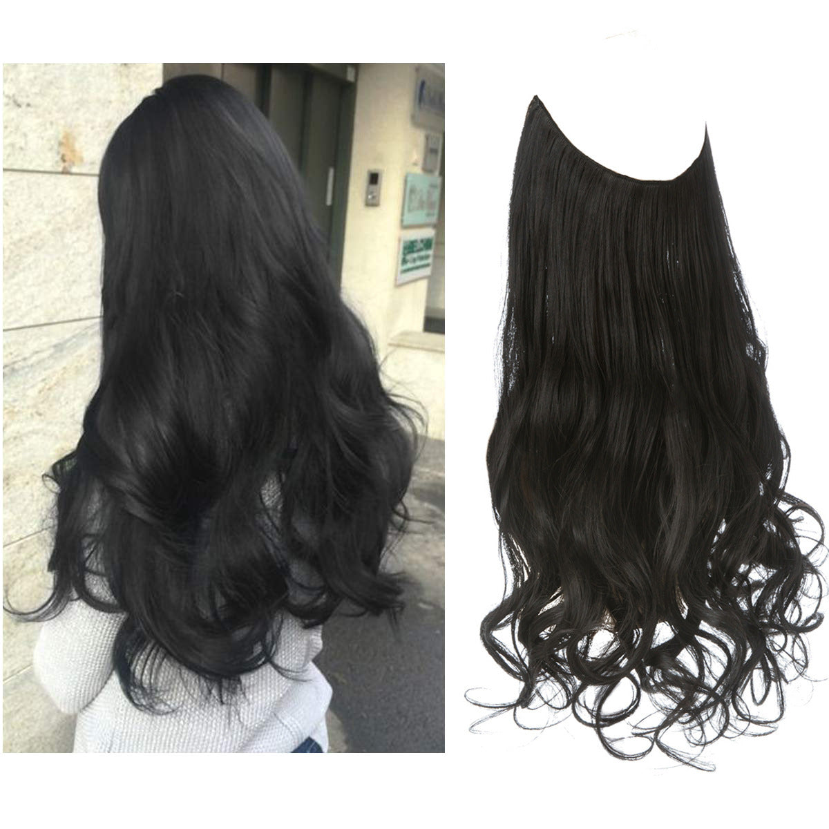 Fiber Long Curly Hair