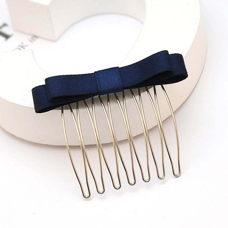 Decorative Bow Hair Clip Comb