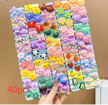 Cute Cartoon Hair Bands – Baby & Toddler Set