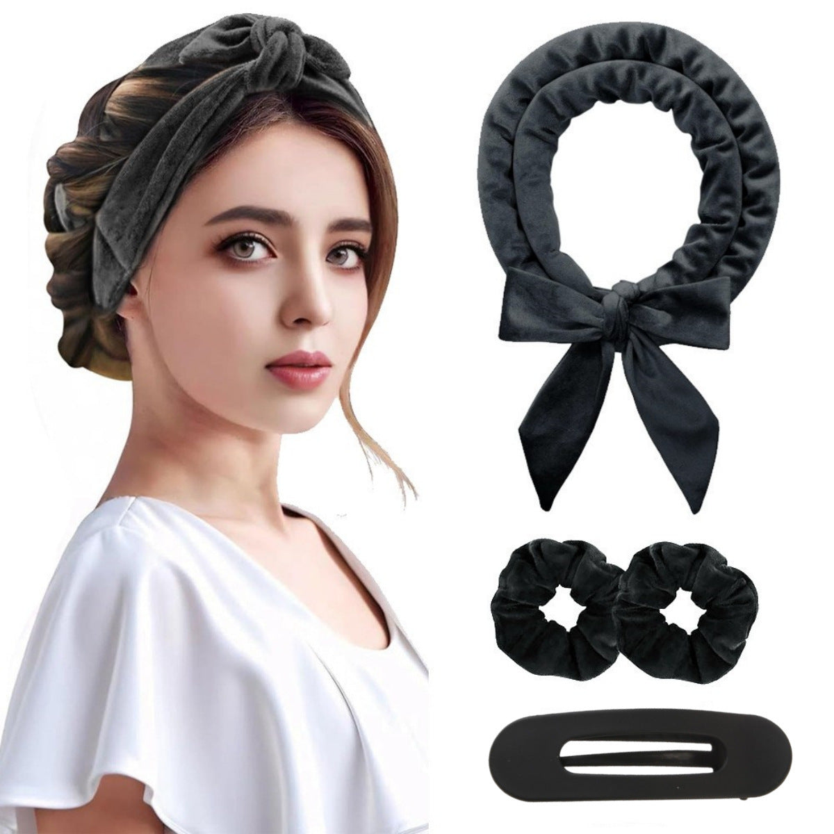 No-Heat Big Wave Sleep Hair Curlers