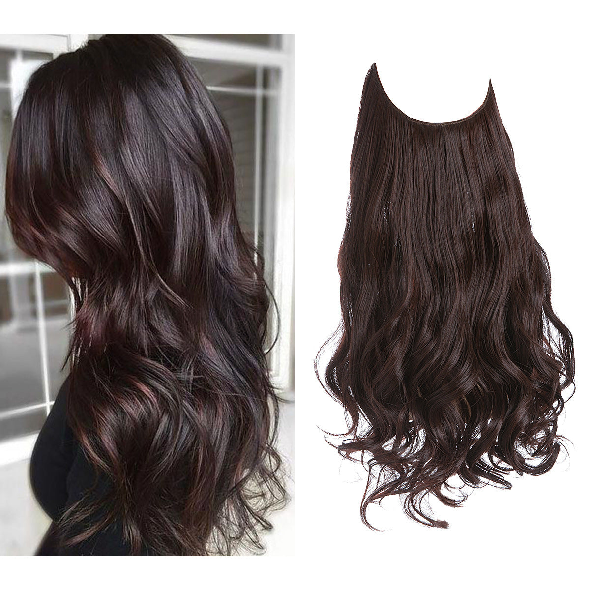 Fiber Long Curly Hair
