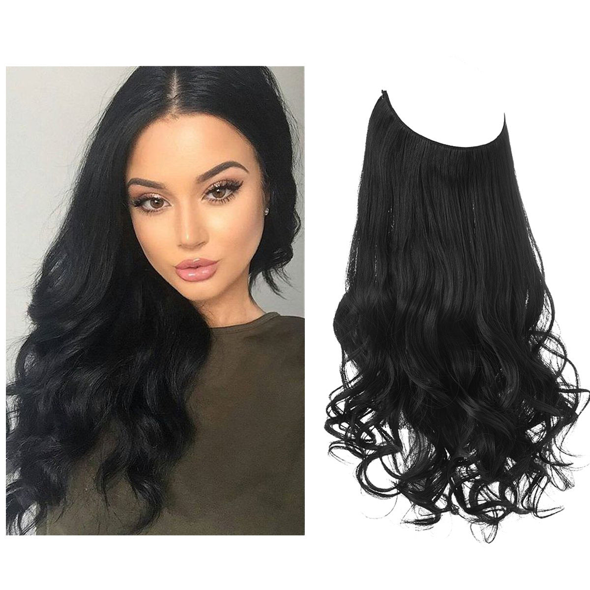 Fiber Long Curly Hair