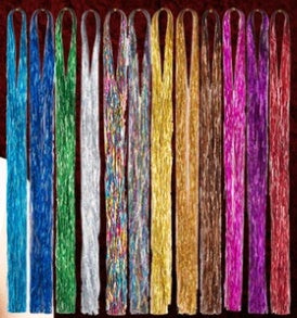 Sparkly Hair Tinsel Extensions – 100 Strands