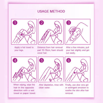 Hair Removal Spray Foam – Fast & Painless