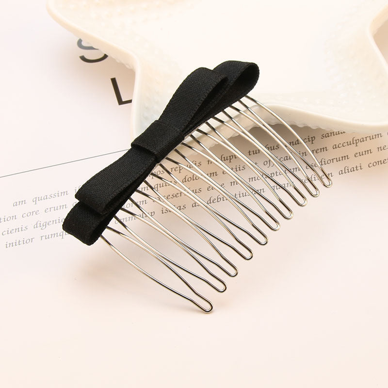 Decorative Bow Hair Clip Comb