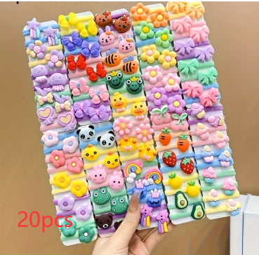 Cute Cartoon Hair Bands – Baby & Toddler Set