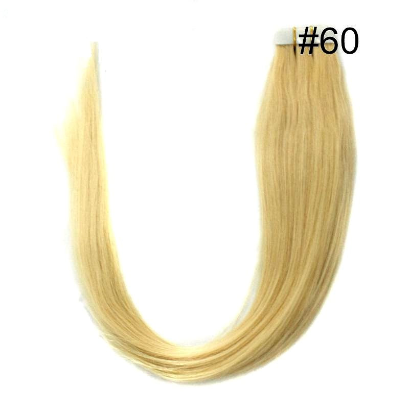 16" PU Nano Hair Extensions – Human Hair (20 Pieces)