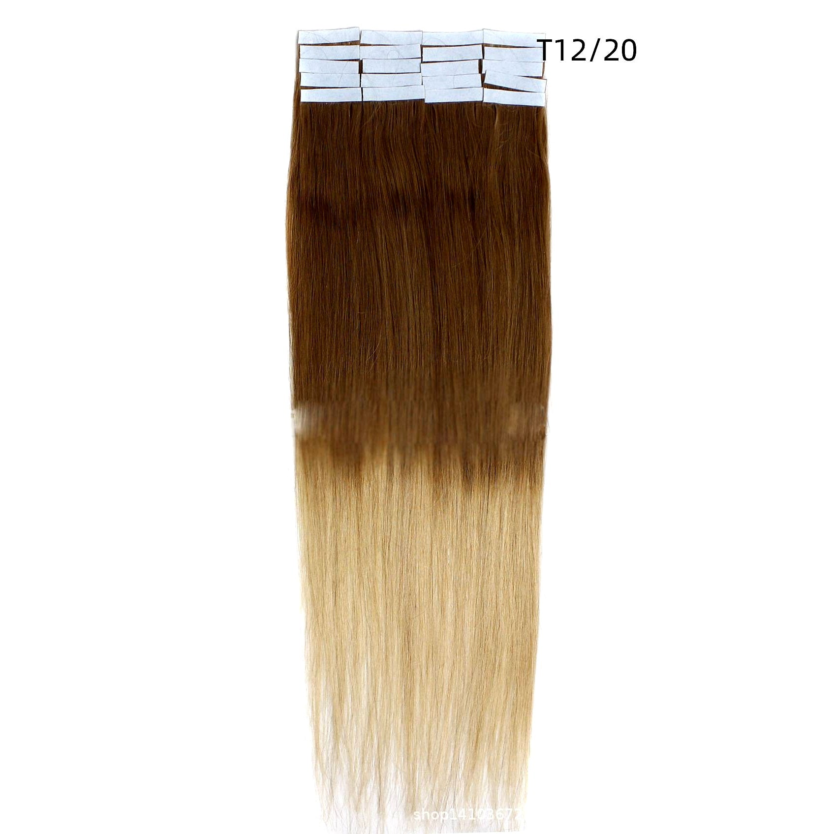 16" PU Nano Hair Extensions – Human Hair (20 Pieces)