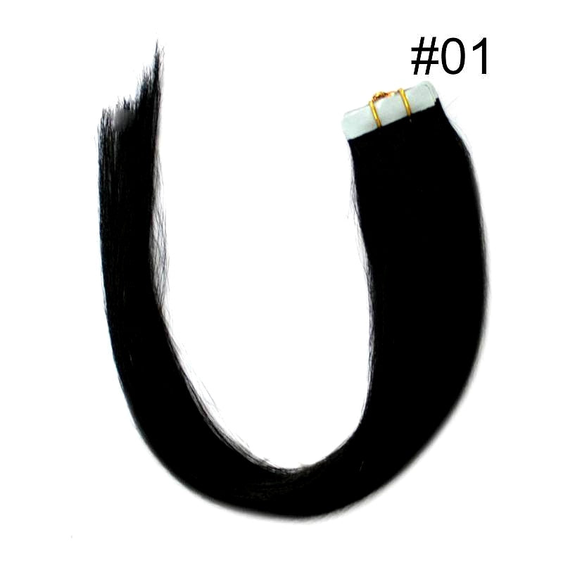 16" PU Nano Hair Extensions – Human Hair (20 Pieces)