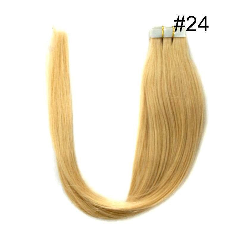 16" PU Nano Hair Extensions – Human Hair (20 Pieces)