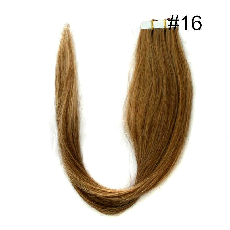 16" PU Nano Hair Extensions – Human Hair (20 Pieces)