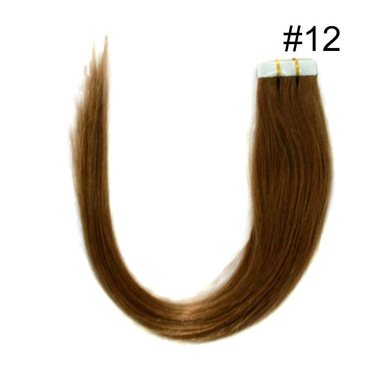 16" PU Nano Hair Extensions – Human Hair (20 Pieces)