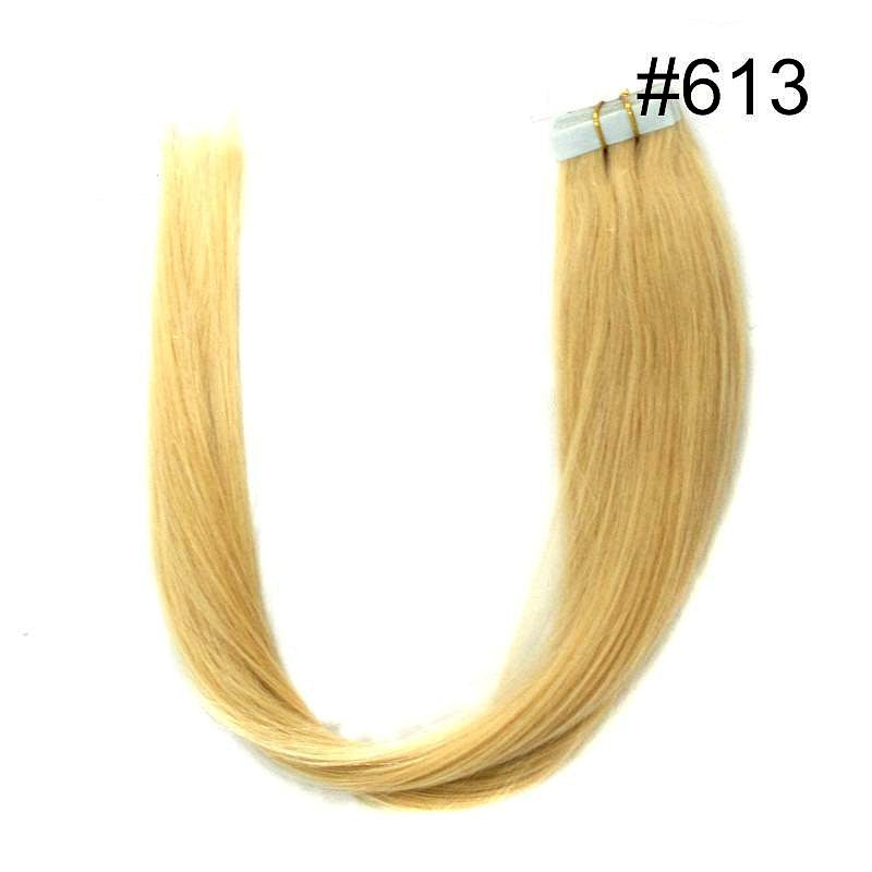 16" PU Nano Hair Extensions – Human Hair (20 Pieces)