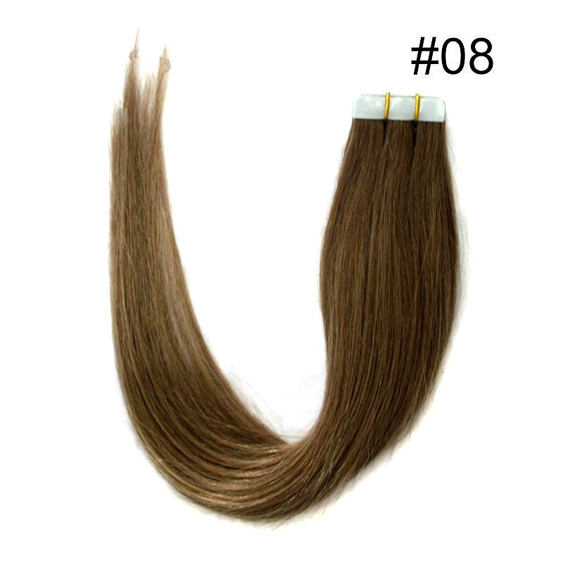 16" PU Nano Hair Extensions – Human Hair (20 Pieces)