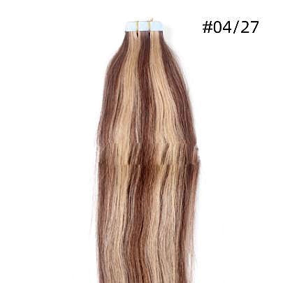 16" PU Nano Hair Extensions – Human Hair (20 Pieces)