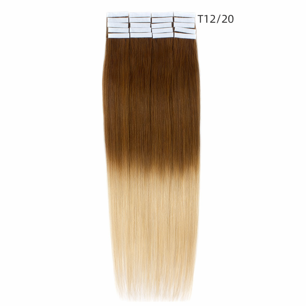 16" PU Nano Hair Extensions – Human Hair (20 Pieces)